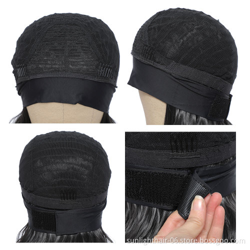 Sunlight Hair Headband Scarf Wig brazilian hair Glueless human hair wigs for black Women Headband Wig with headband attached